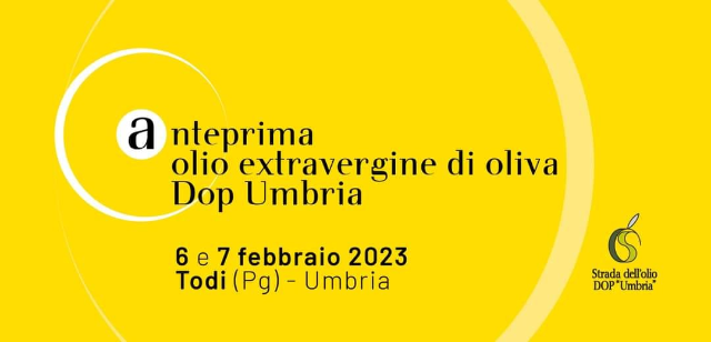 Anteprima Olio Evo Dop Umbria il 6 e 7 febbraio a Todi