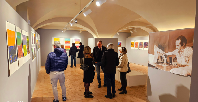 Oltre 50 opere inedite di Nino Cordio in mostra al Nido dell'Aquila di Todi 