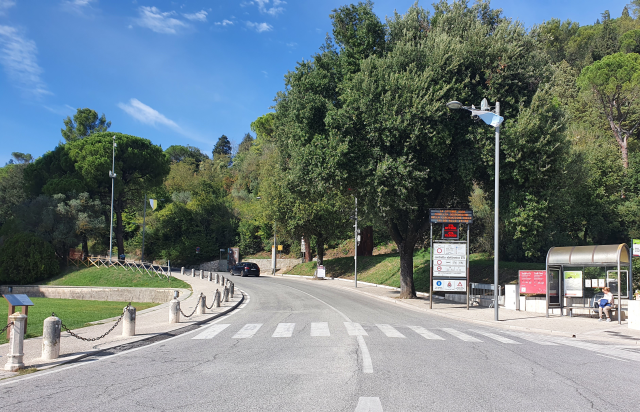 todi inizio viale della consolazione