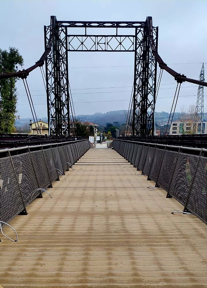 Inaugurazione del ponte in ferro Bailey: tutto pronto per l'inaugurazione